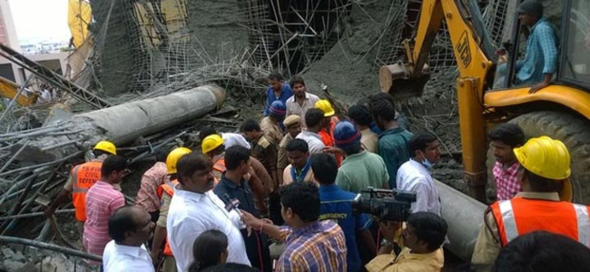 Two killed in Hyderabads Building collapse