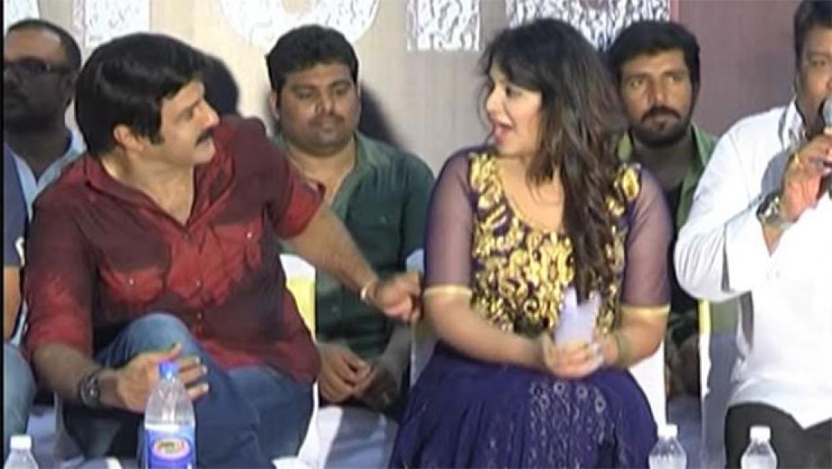 When Balayya got naughty with actress Anjali at Dictator launch