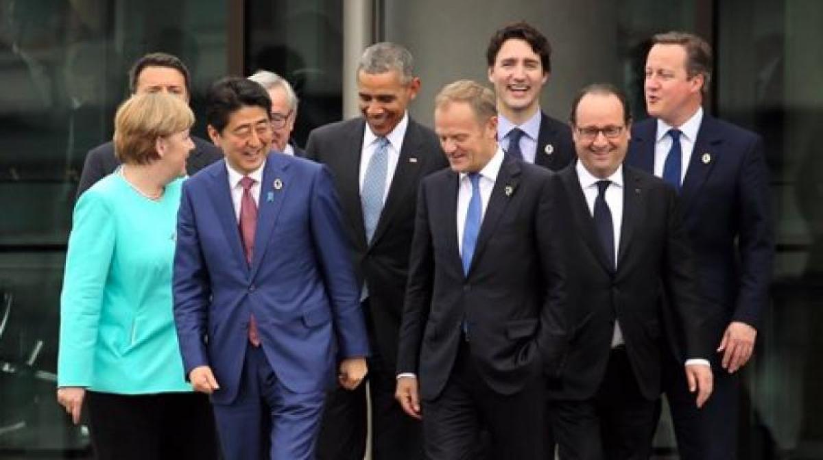 G7 says concerned by situation in East, South China seas