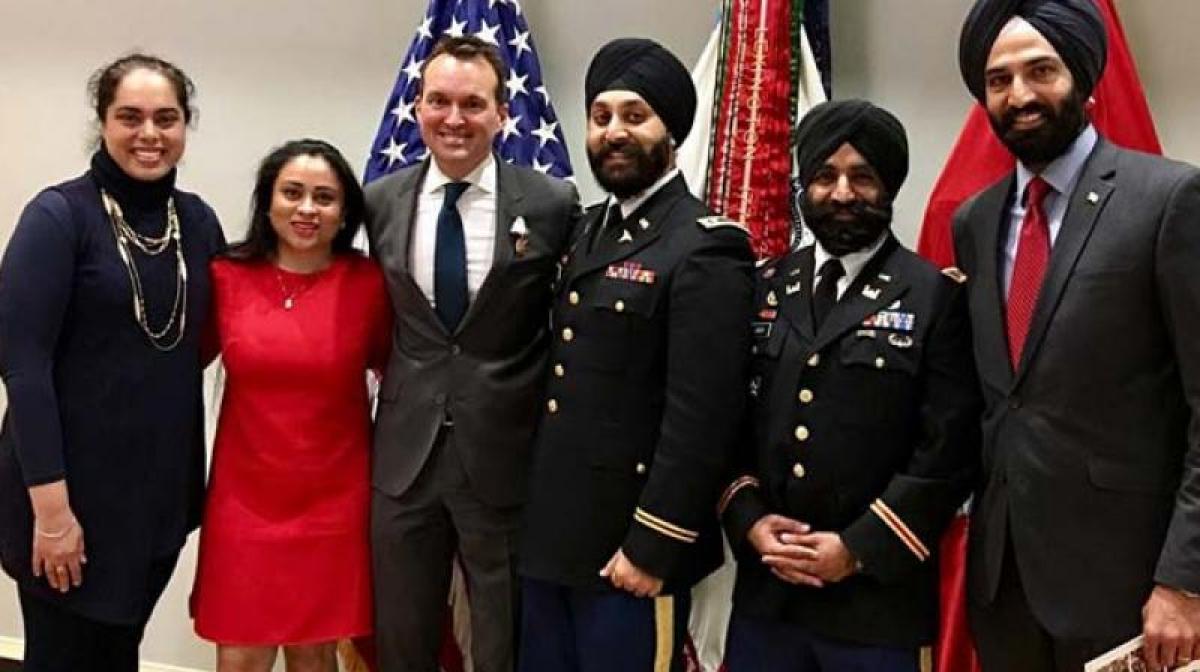 5 Sikhs inducted into US Army with religious accommodation