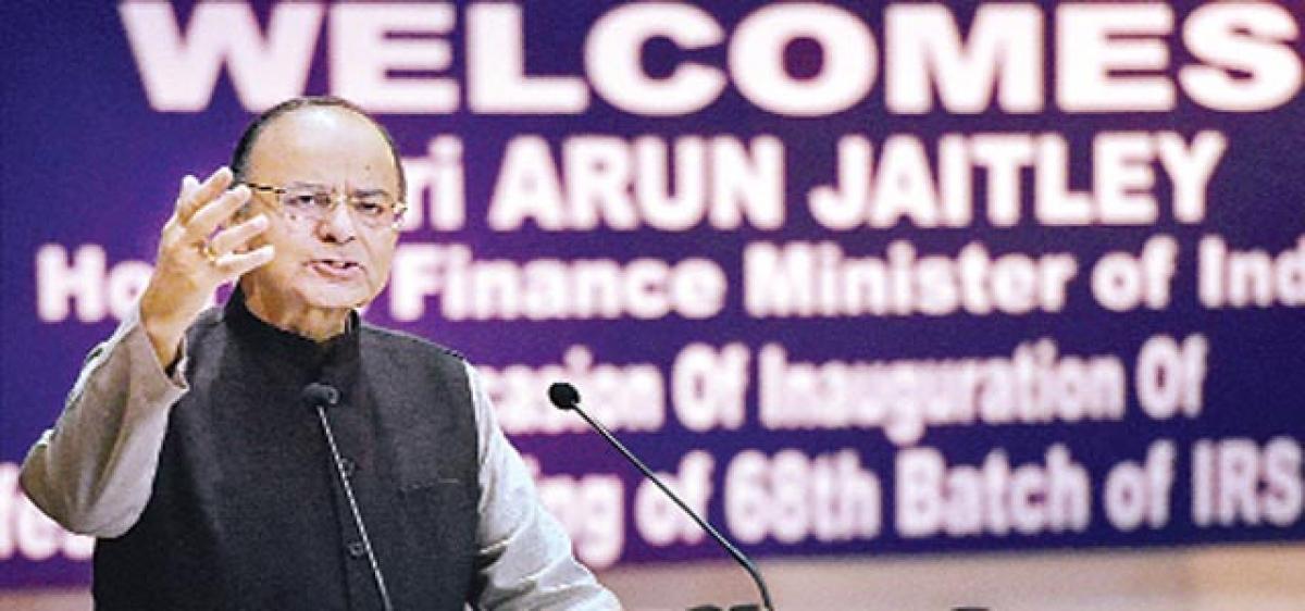 Jaitley hints at cut in taxes