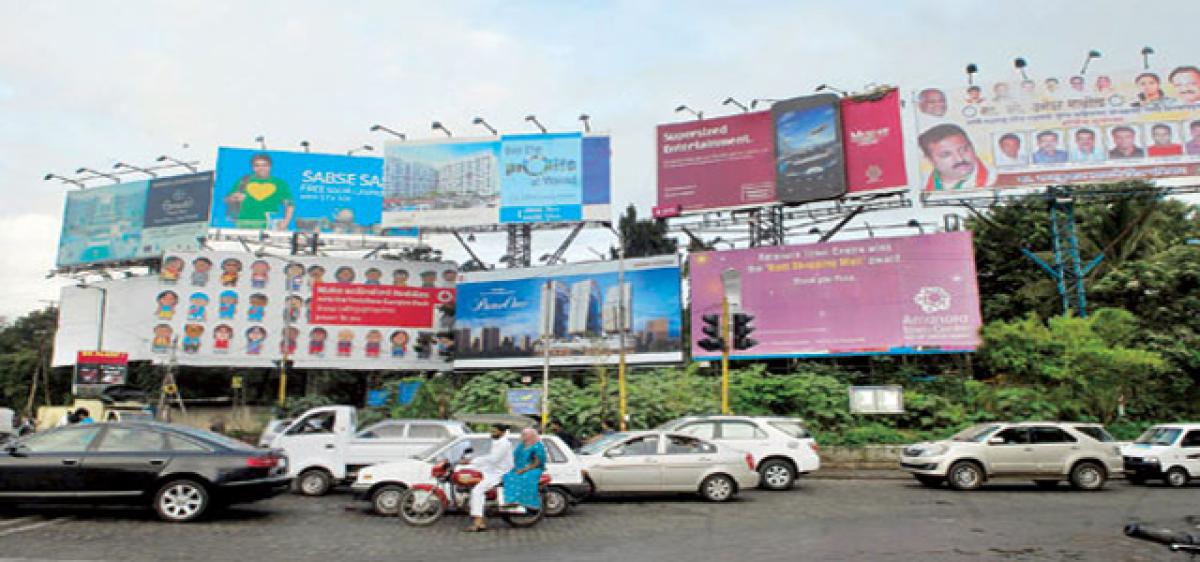 GHMC identifies 1,500 illegal hoardings