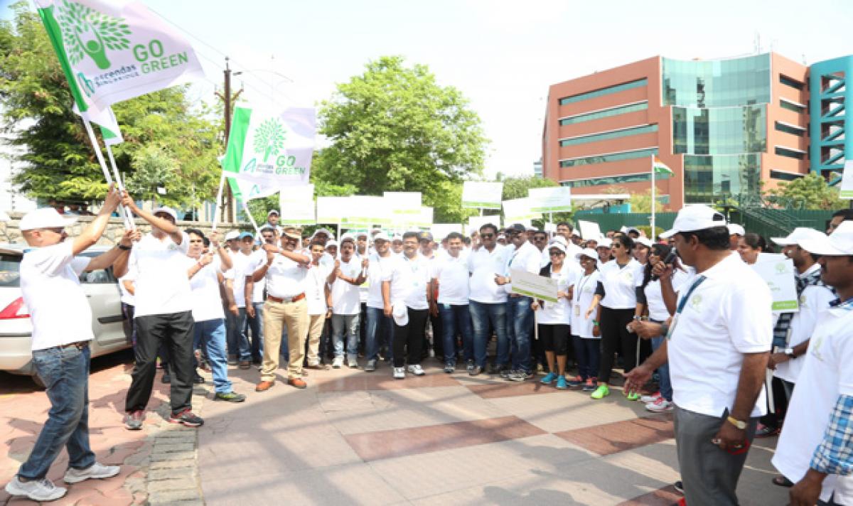 Go green month kicks-off at Ascendas IT Parks