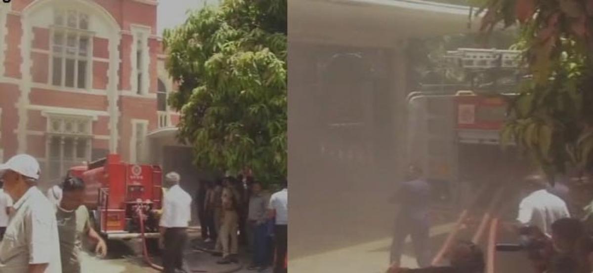 Fire at Vadodara collectors office