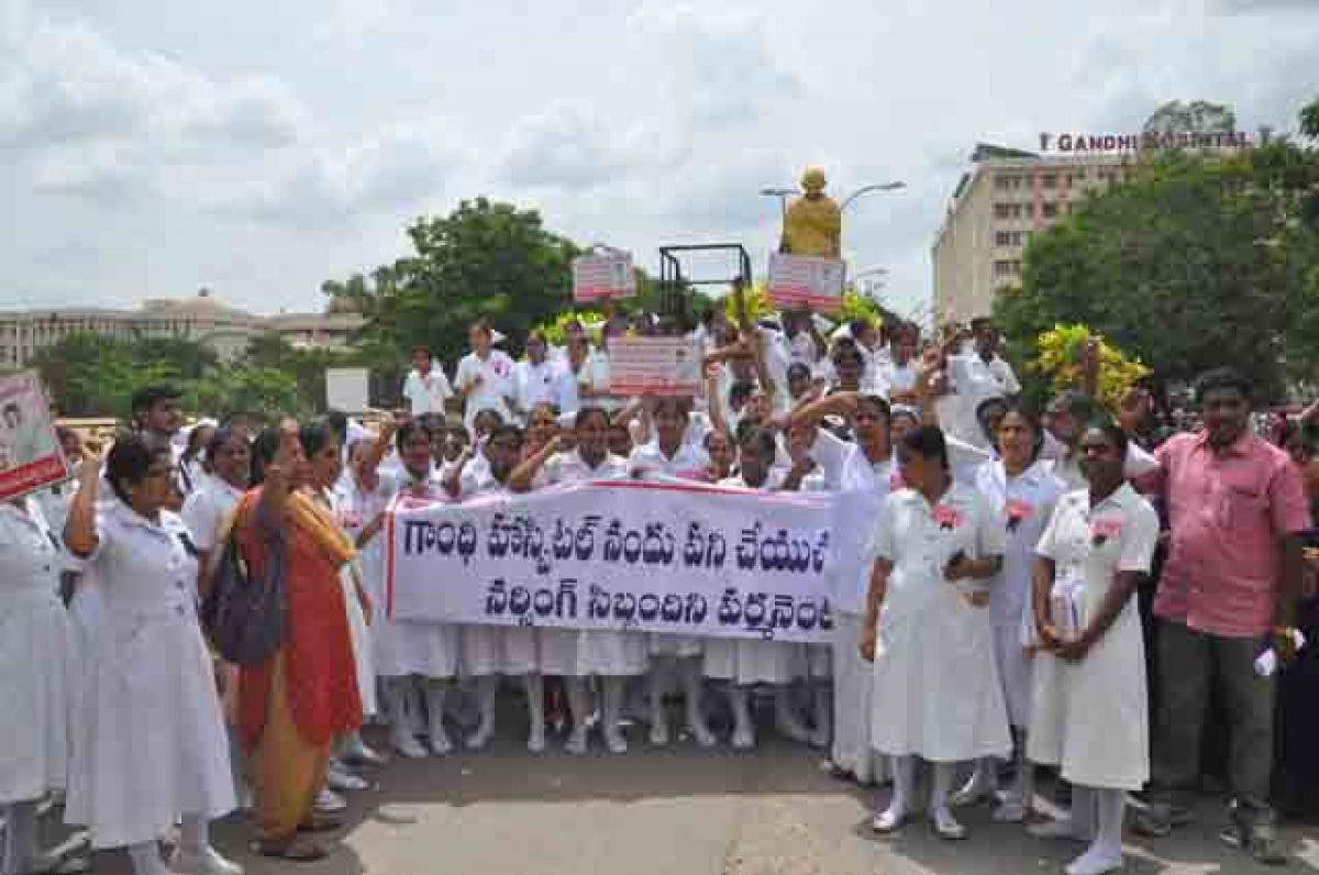 Contract nurses on strike from today