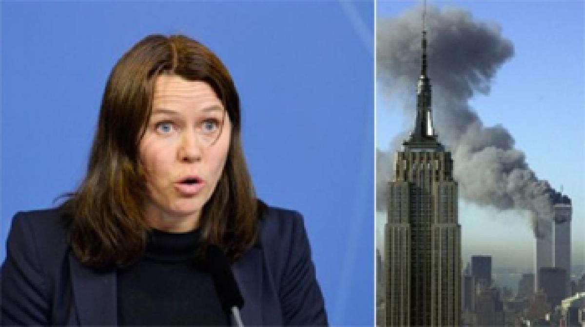 Swedish deputy prime minister calls 9/11 attacks accidents