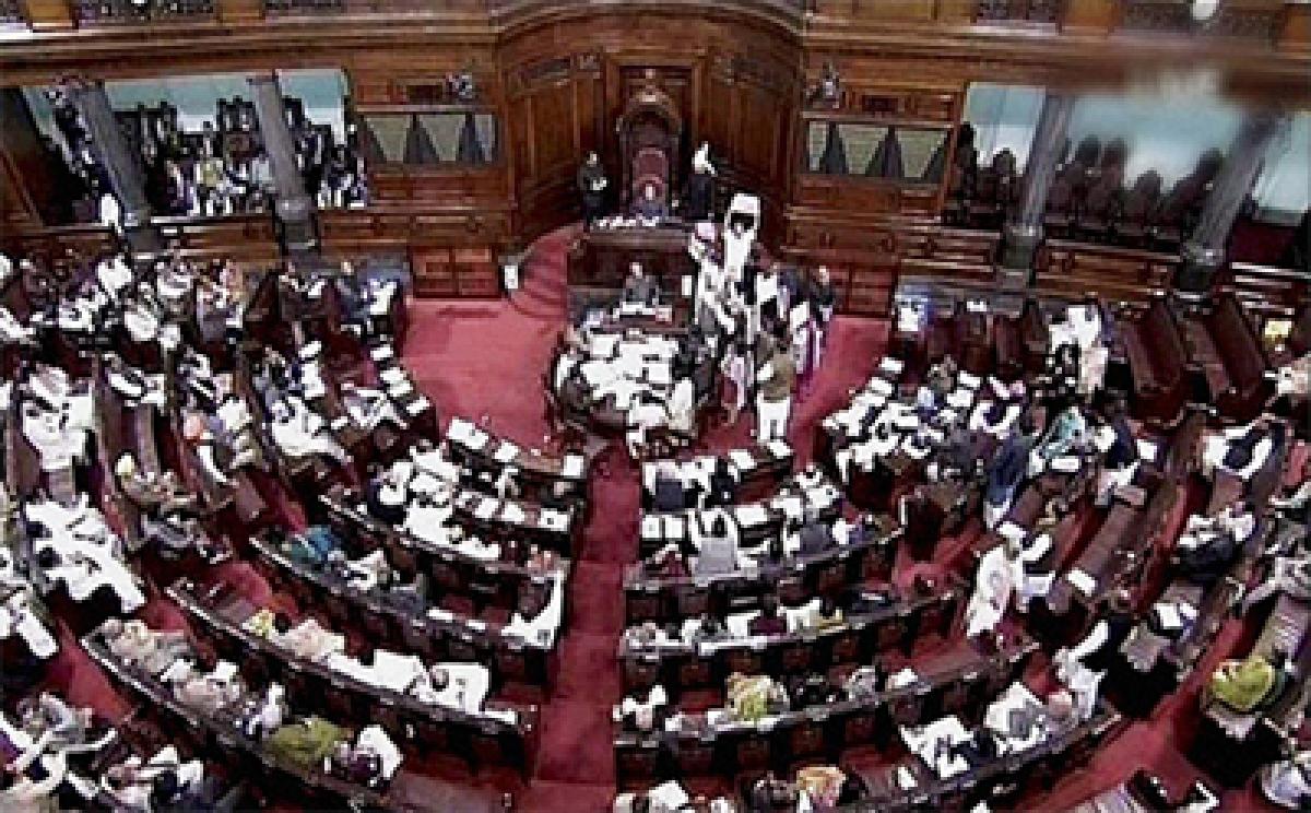 R​epeated disruptions​ adjourn Rajya Sabha​