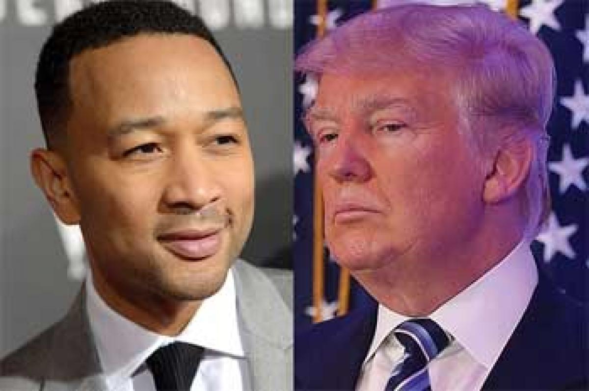 John Legend calls Donald Trump racist