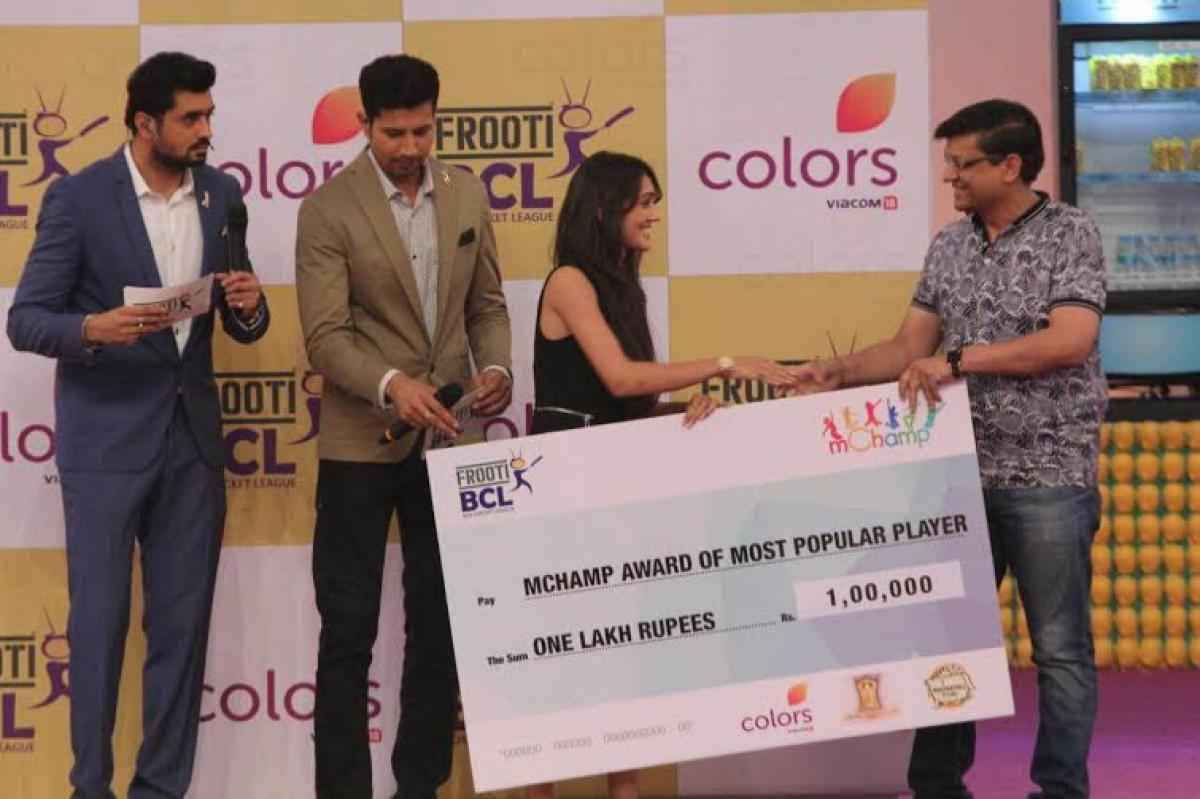 Tanya Sharma wins mChamp Most Popular Player of Frooti BCL