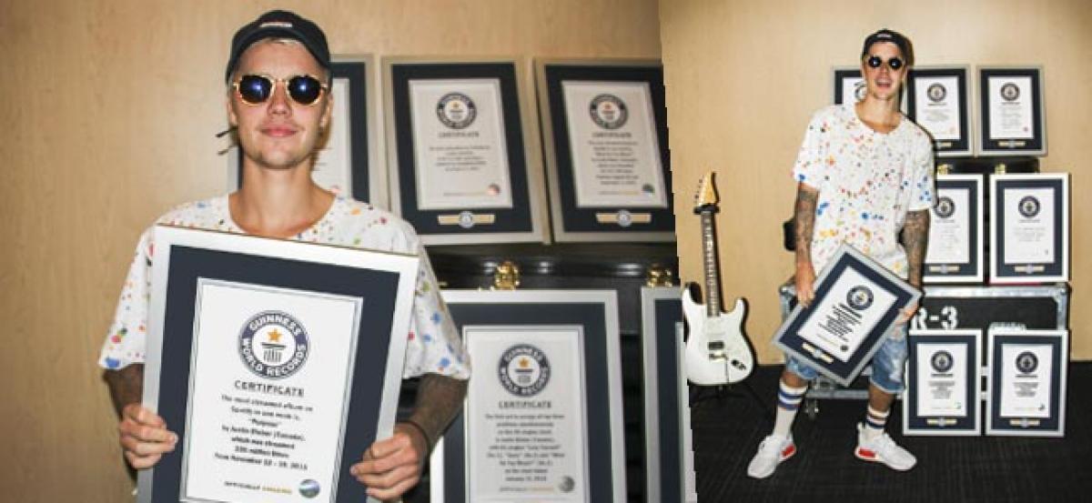 Justin Bieber Scores Eight Guinness World Records