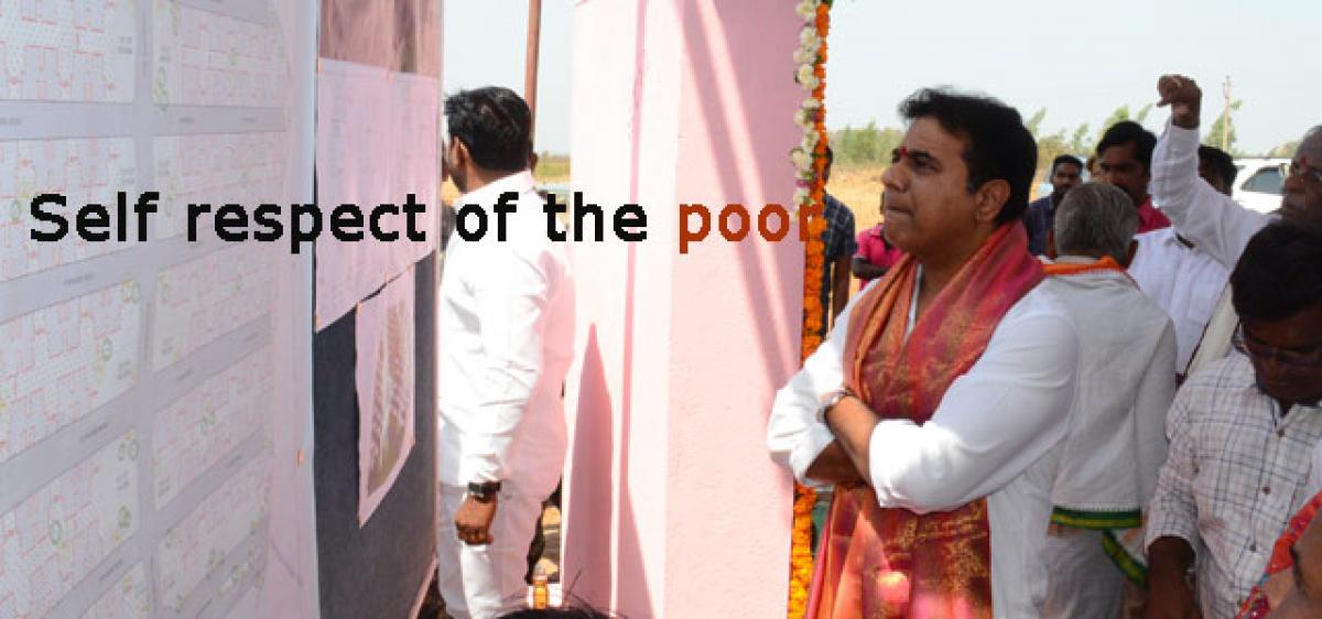 2BHK houses indicate self-respect of poor: KTR