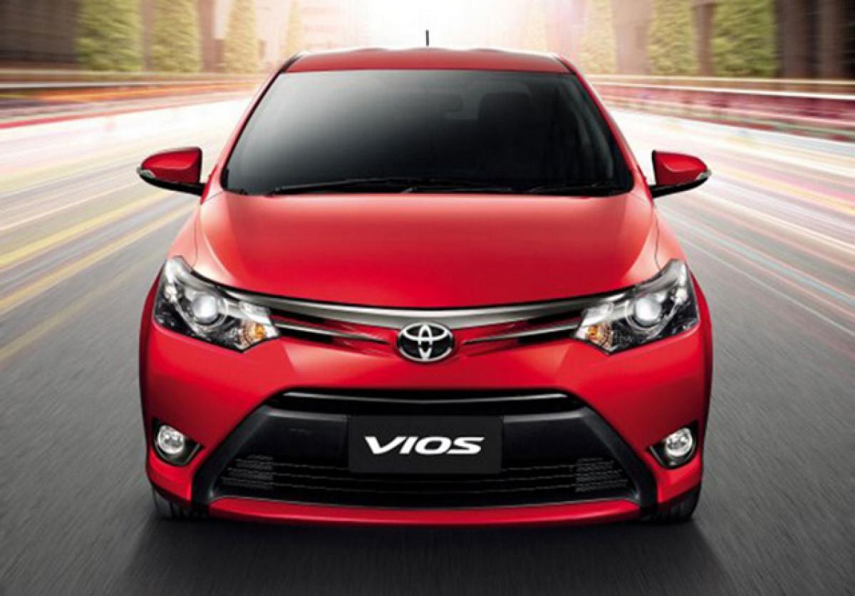 Toyota Vios imported to India for R&D