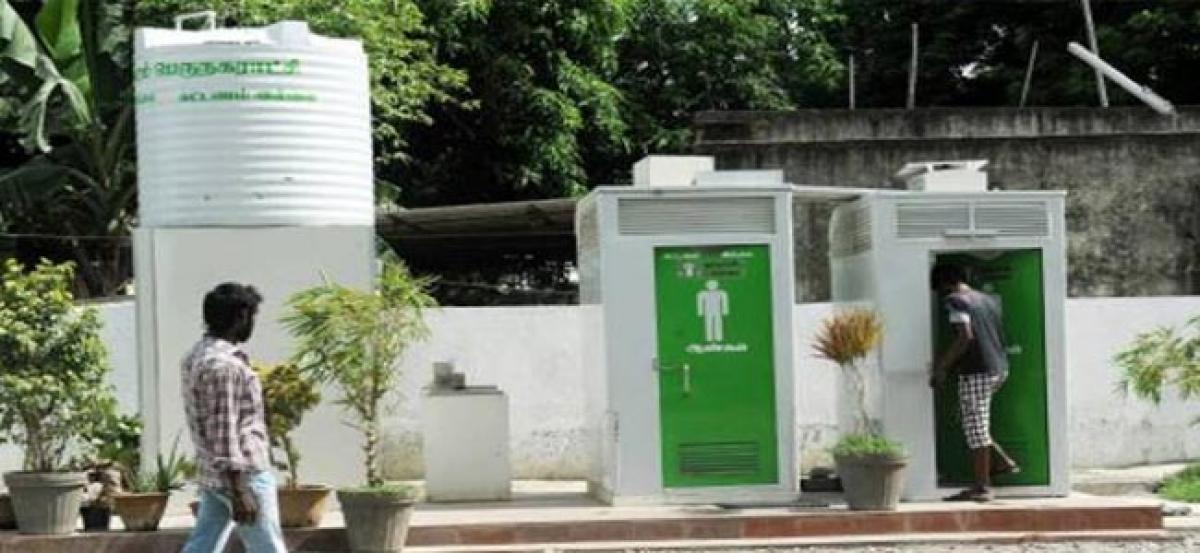 1.08 lakh toilets to be built by end of 2016.