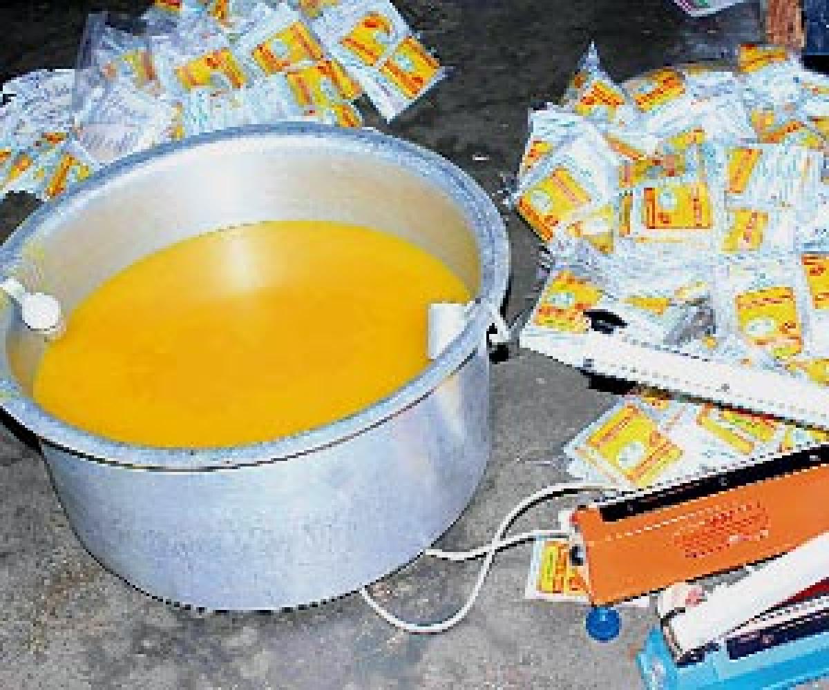 Adulterated cow ghee products seized