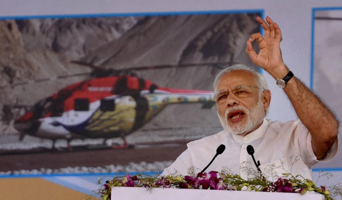 Narendra Modi for self-reliance in defence manufacturing