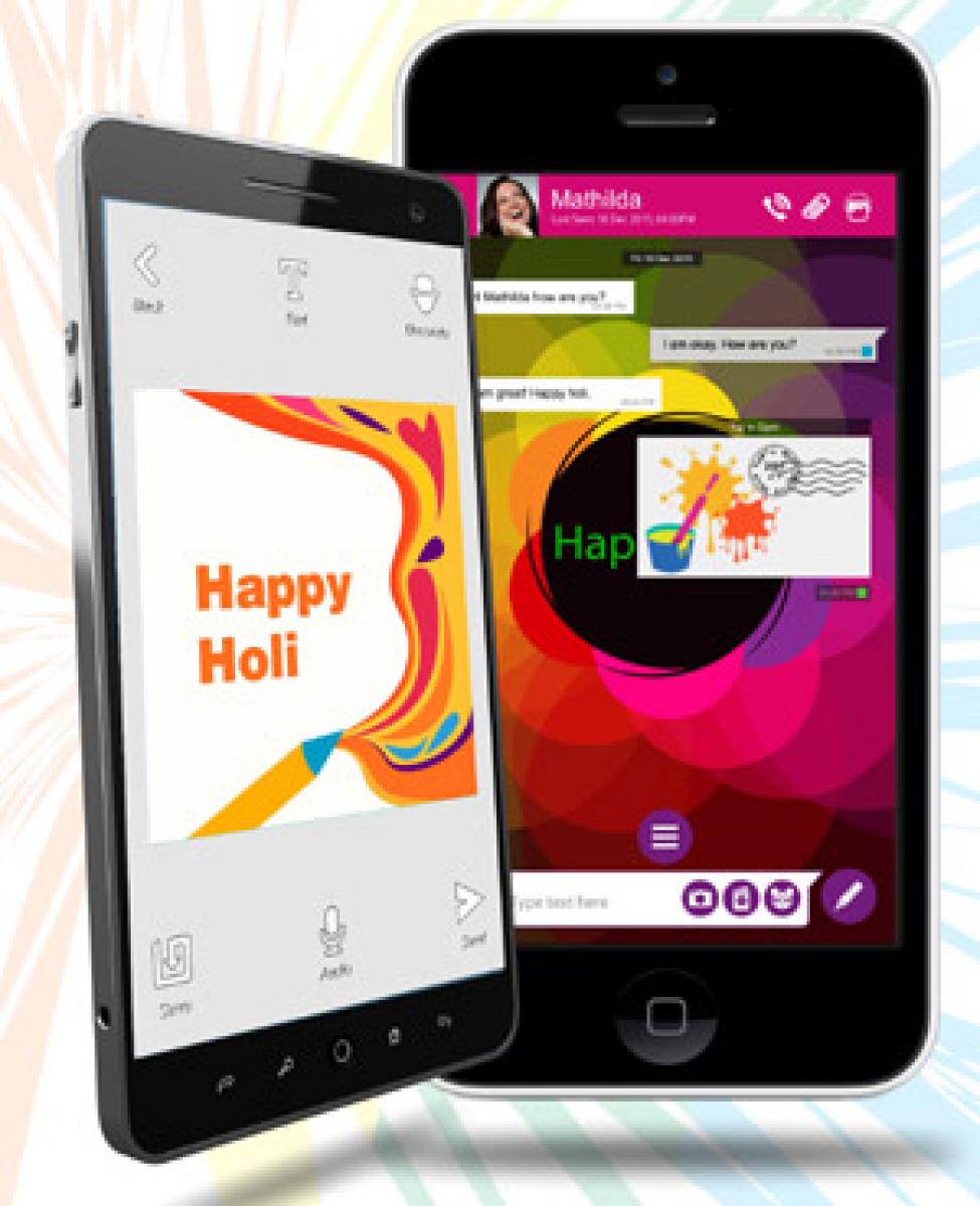 Colour your Holi messages with n-gage