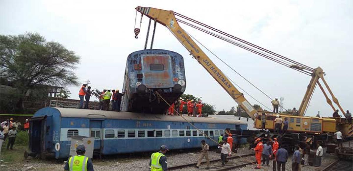 Mock drill at Bolarum Railway Station