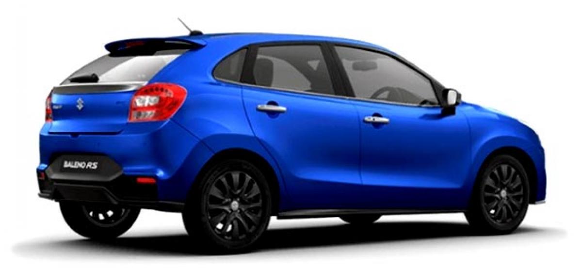 Online Bookings For Baleno RS Underway