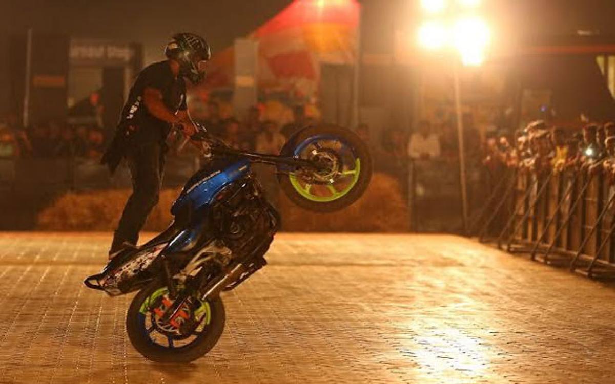 India Bike Week kicks off to daredevilry