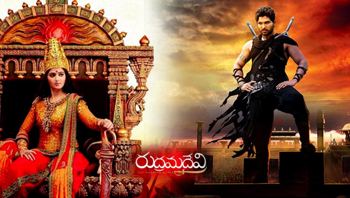 Allu Arjun overshadows Anushka in Rudhramadevi