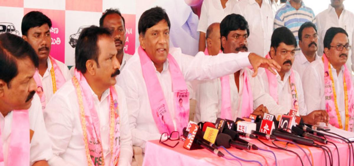 Don’t stall development, TRS tells Congress