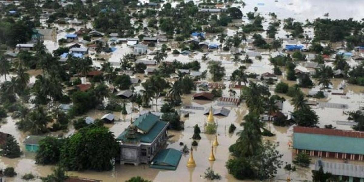 Floods triggered by torrential rains affect 6000 people in Myanmar