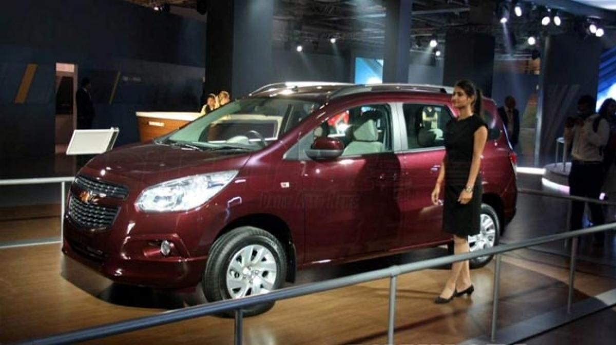 New Chevrolet Spin MPV features Auto Expo 2016