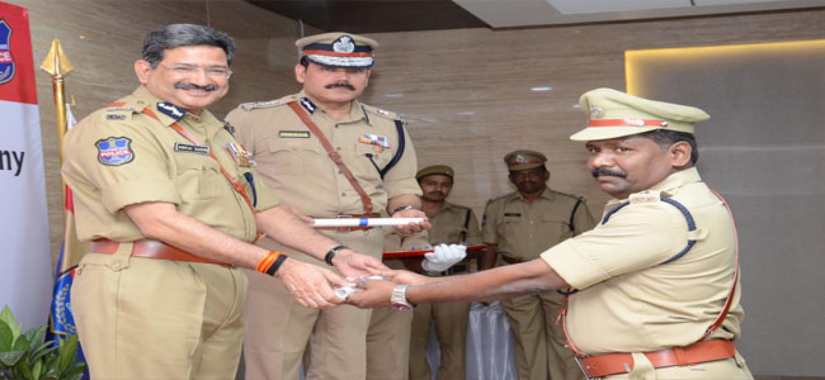 Indian Police Medal  for Hanamkonda ACP Katakam Muralidhar