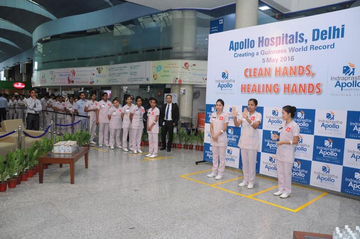 World Hand Hygiene Day: Apollo Hospitals eye World Record with largest Hand Sanitizing Relay