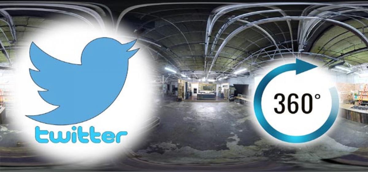 Twitter unveils live 360-degree video