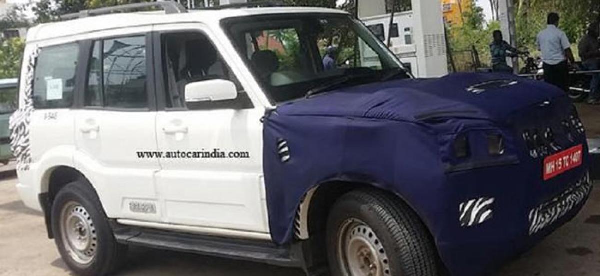 2018 Mahindra Scorpio Facelift gets bump in power