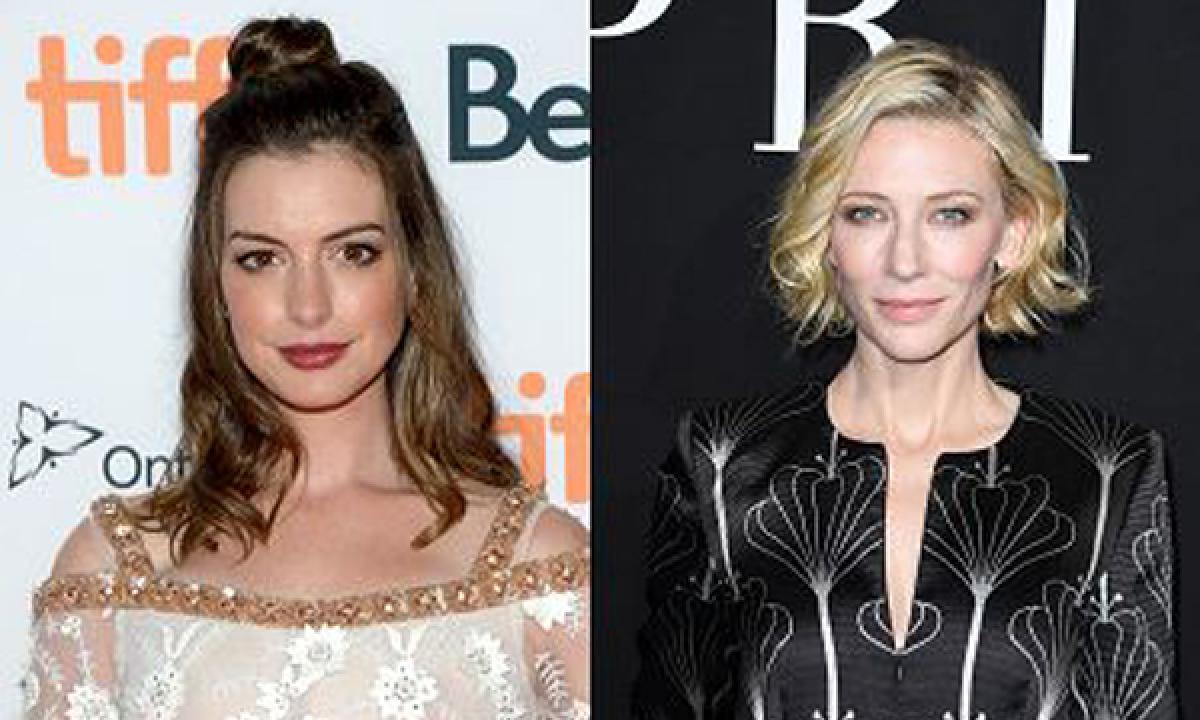 Anne Hathaway  and Cate Blanchett puts end to the feud rumours with Oceans eight