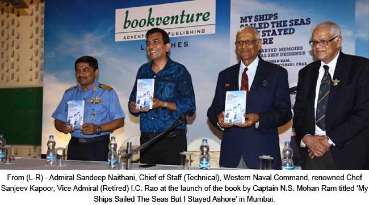 Captain NS Mohan Ram book ‘My Ships Sailed The Seas But I Stayed Ashore’  launched