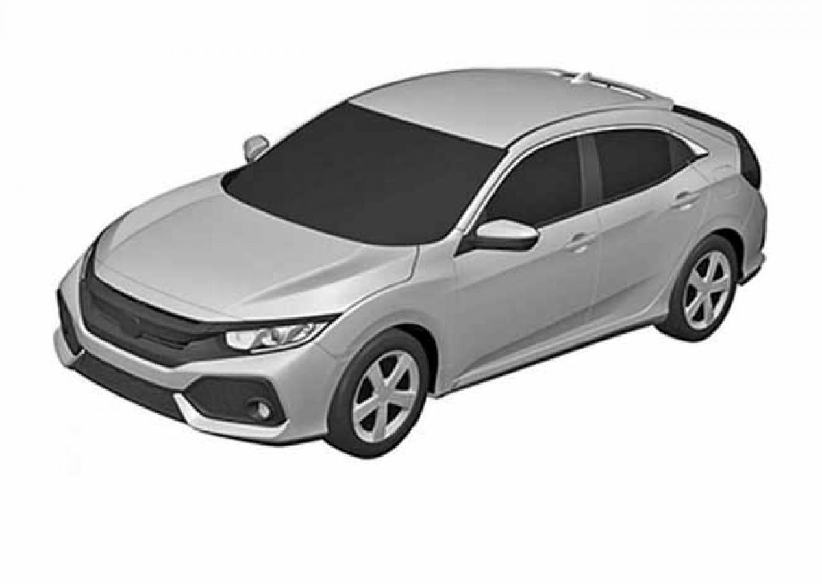 Leaked: Next Gen Honda Civic Hatchback patent sketches