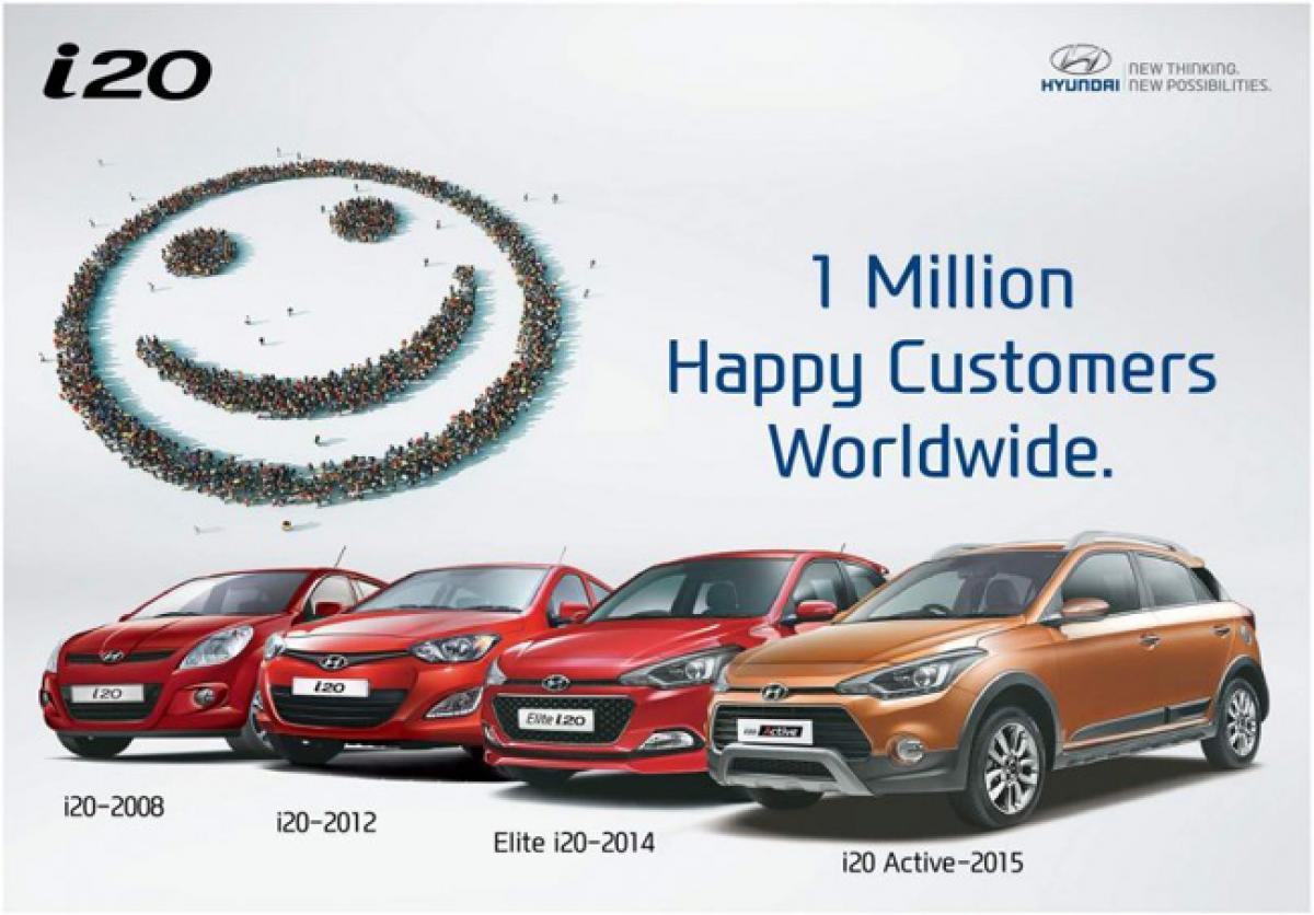 1 million happy customers for Hyundai i20