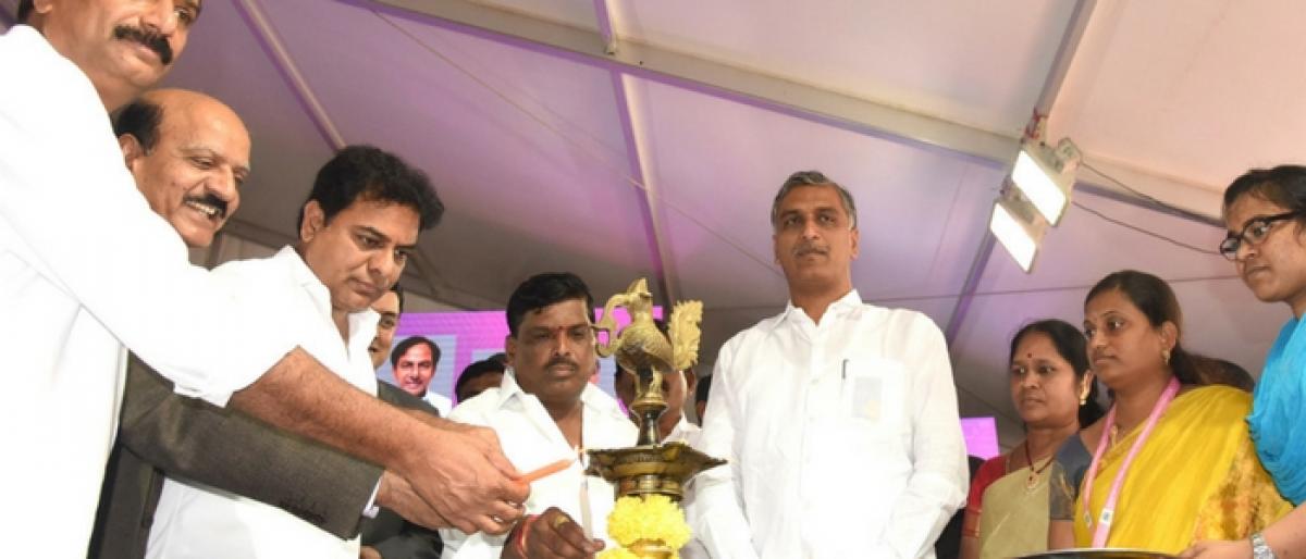 KTR lays stone for Medical Devices Park