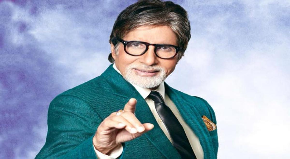 Big B records prologue on womens safety for TV show