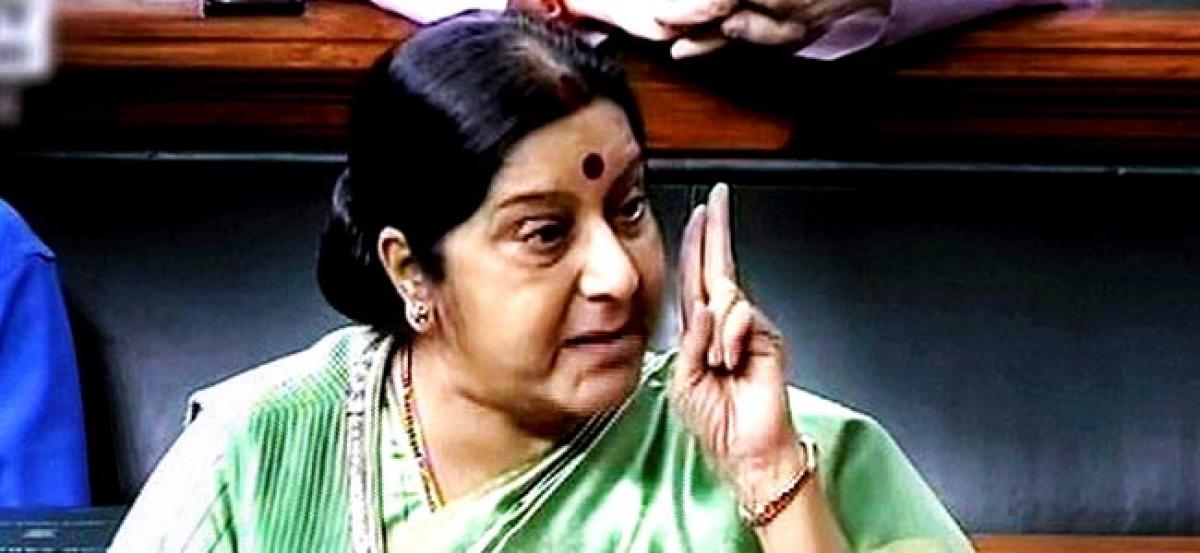 Entire Jammu and Kashmir, including Gilgit-Baltistan, belongs to India: Sushma