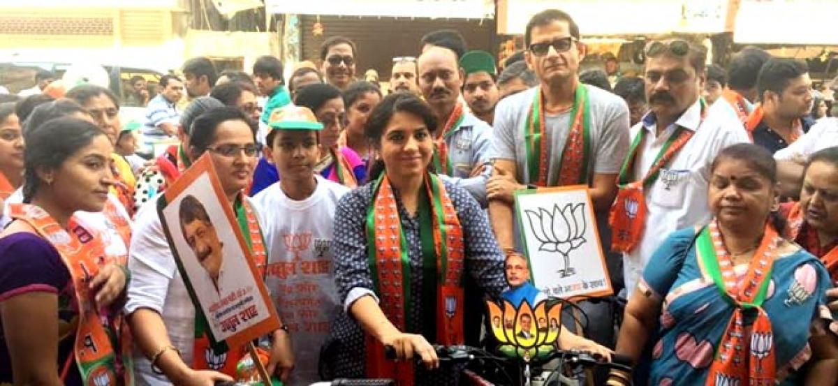 Shaina NC and Atul ShahKickstarts BJP’s Environment Friendly Campaign