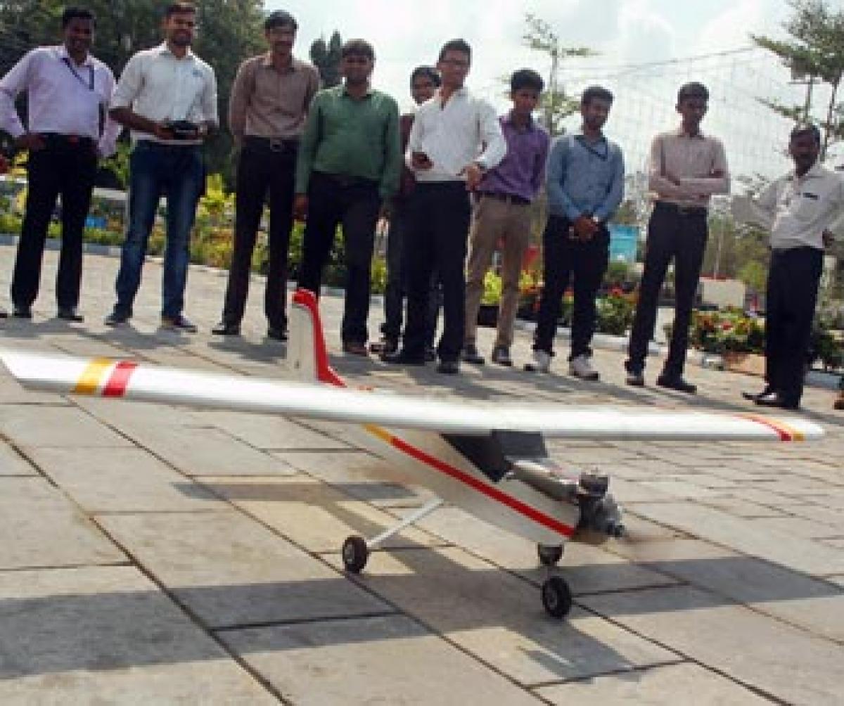 Vel Tech University demonstrates aeronautical engineering