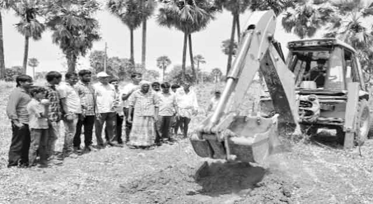NGOs help farmers in digging farm ponds