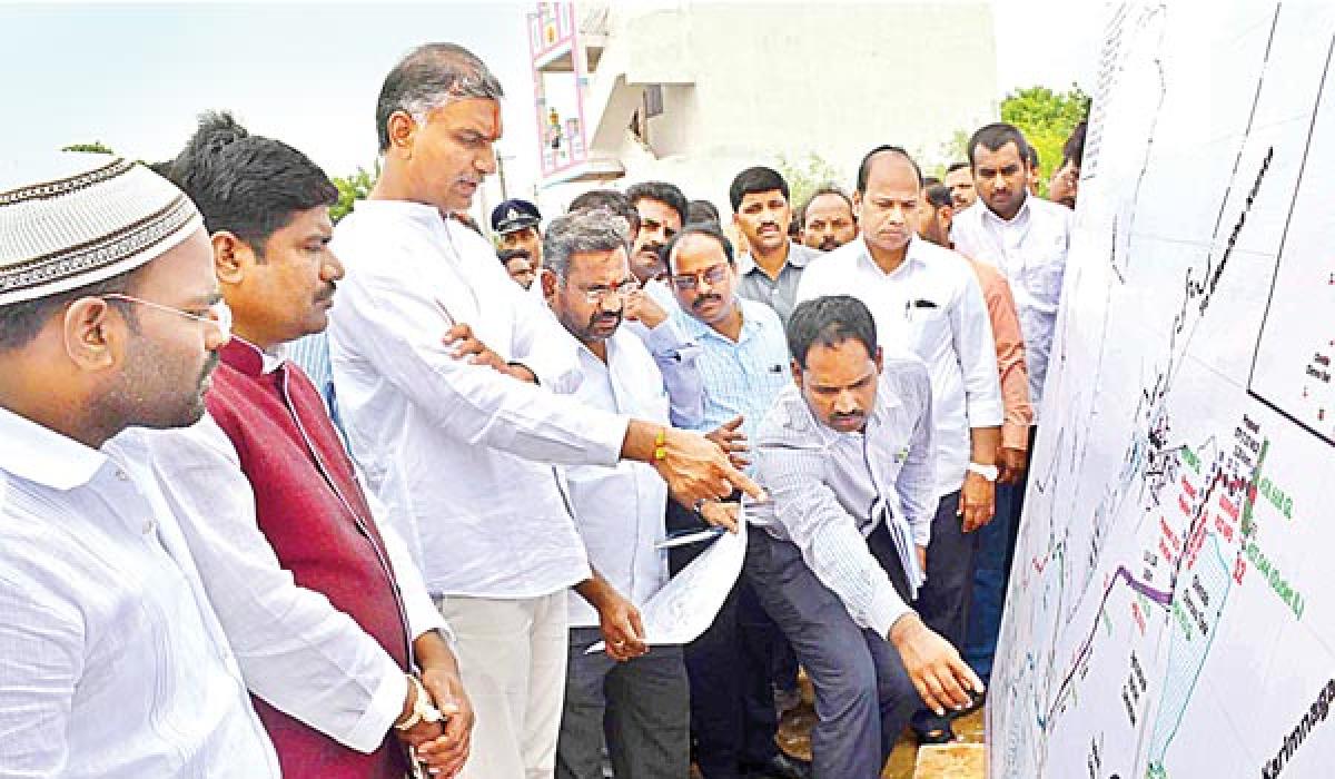 Harish Rao inaugurates 9.5-cr drainage works