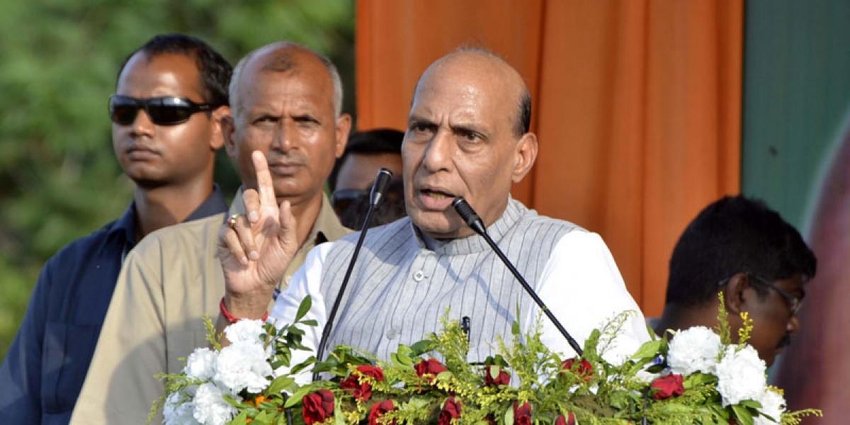 Rajnath Singh pays tribute to freedom fighters at Cellular Jail