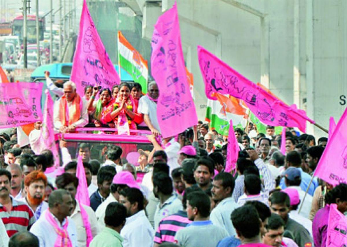 TRS secures 43 pc votes in GHMC elections