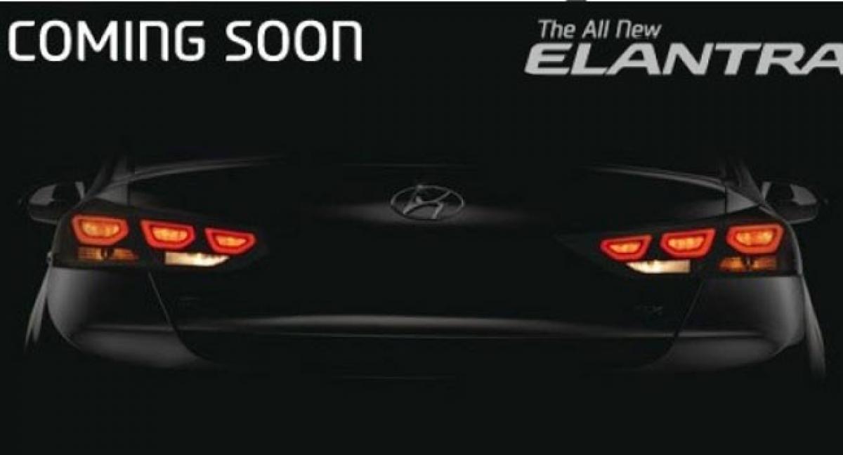 Hyundai Begins Teasing New Elantra In India