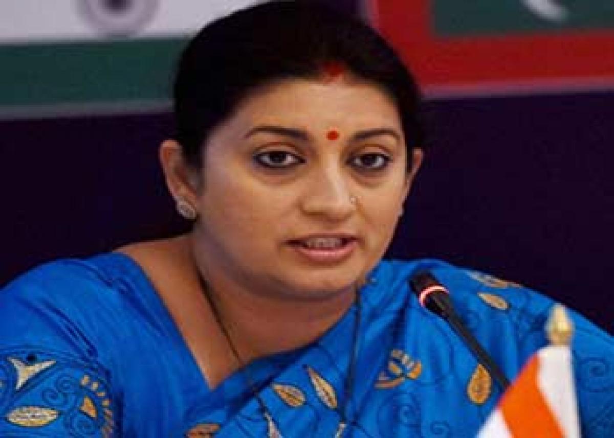 Set age wise target for complete literacy by 2016: Irani