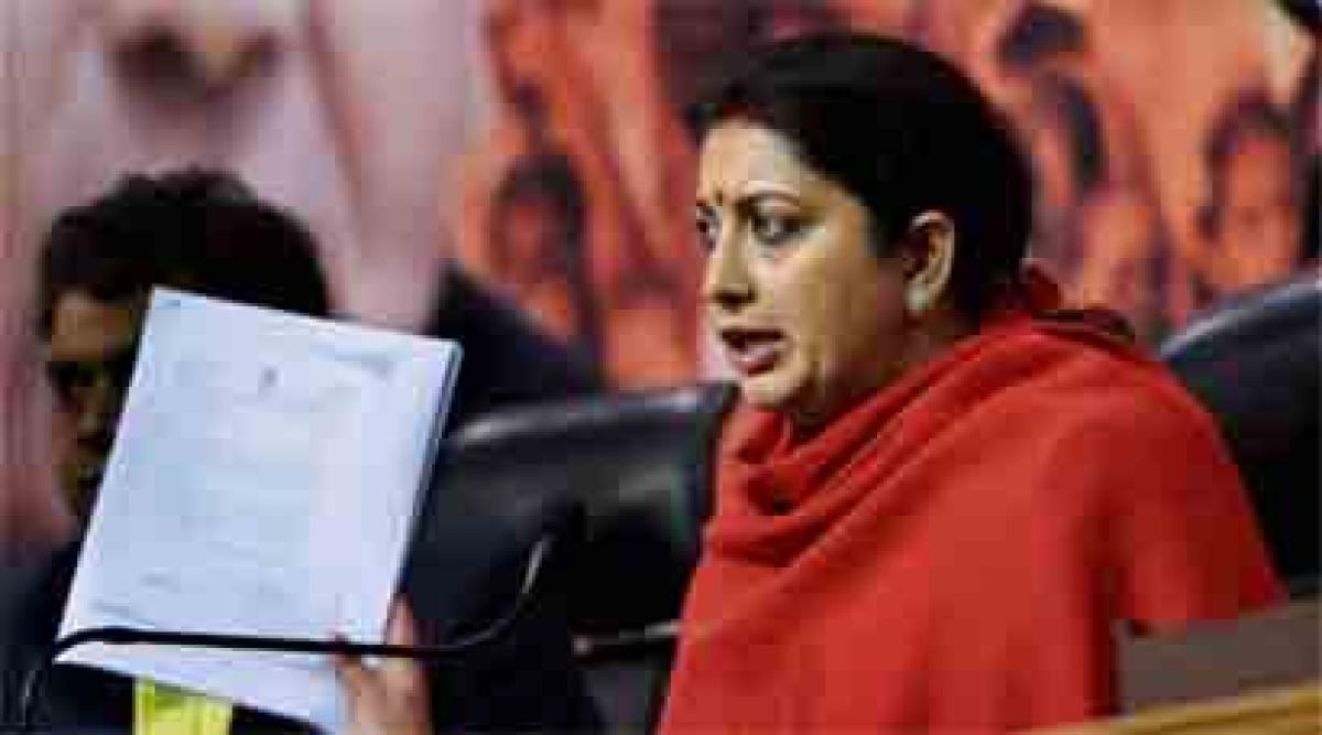 Hyderabad varsity teachers slam Smriti Irani