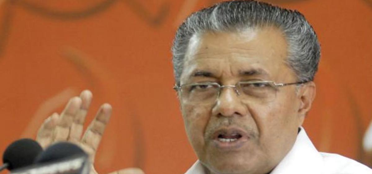 Kerala CM to address two public meets in Hyderabad