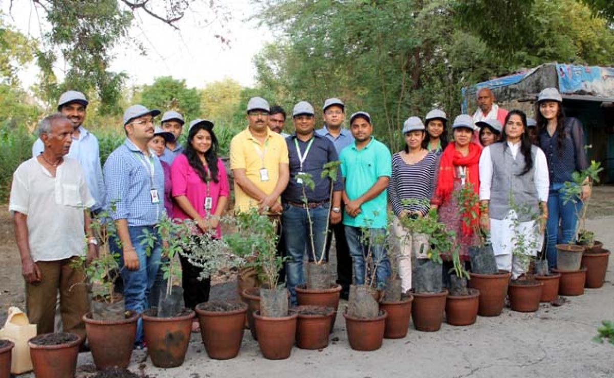 CapitalVia commemorate World Environment Day by planting saplings in an NGO in Indore