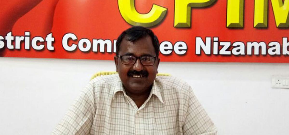 Nizamabad CPM slams Telangana budget as anti-farmer